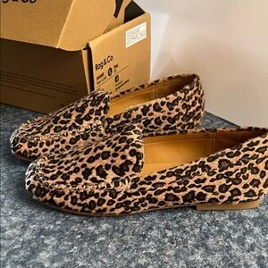 Rag & Co Leopard Print Women's Loafers 9